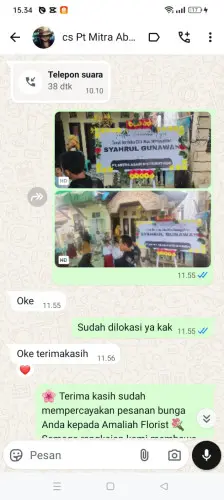 Testimonial Papan Bunga margahurip
